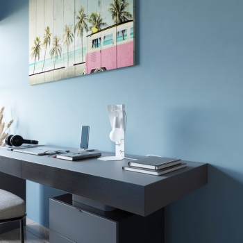 ARBY íróasztali lámpa fehér 1x60W E 27 Sollux Lighting
