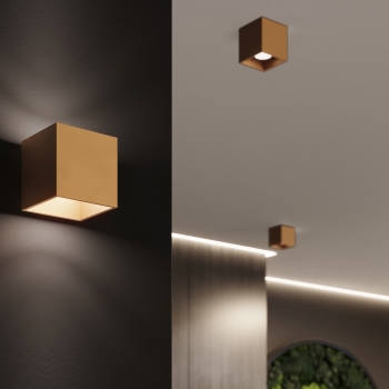 Fali lámpa QUAD 1 arany 1x8W G9 Sollux Lighting