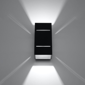 Fali lámpa BLOCCO fekete 1x40W G9 Sollux Lighting