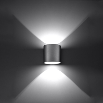 Fali lámpa ORBIS 1 szürke 1x40W G9 Sollux Lighting