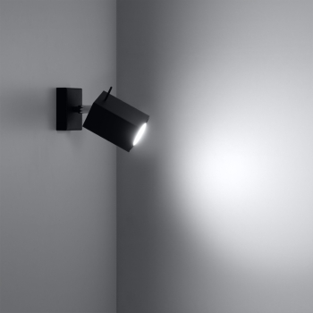 Fali lámpa MERIDA fekete 1x40W GU10 Sollux Lighting