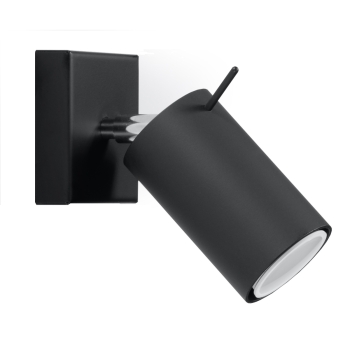 Fali lámpa RING fekete 1x40W GU10 Sollux Lighting