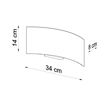 Fali lámpa MAGNUS fehér 2x40W G9 Sollux Lighting