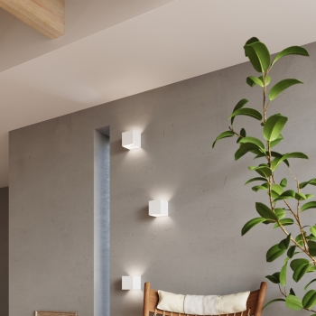 Fali lámpa LUCA fehér LED IP54 1x6W LED Sollux Lighting 1x6W LED
