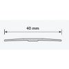Salag SH40 lyuk küszöbprofil 40mm/0.93m arany