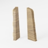 Stopper balra+jobbra SG75 szegélyléchez Elm Macadamia