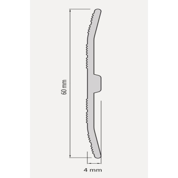 Salag SH60 furat 60 mm/0,93 m küszöbprofil