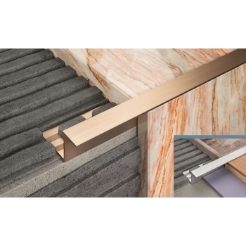Alumínium lépcsőprofil "Z" 10mm/1m