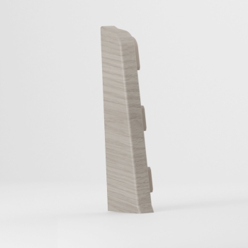 Stopper bal+jobb SG75 lábazati szegélyléchez Arctic Oak
