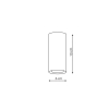 MANACOR felszíni lámpatest fehér-arany 1x50W GU10 13 cm Light Prestige 13 cm Light Prestige