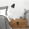 REUS spotlámpa fekete 1x40W E14 Light Prestige fényszóró