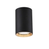MANACOR fekete-arany felszíni lámpatest 1x50W GU10 9 cm Light Prestige 9 cm