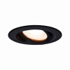 LAGOS mozgatható fekete 1x50W GU10 IP65 Light Prestige süllyesztett szerelvény