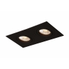 METIS fekete 2x50W GU10 Light Prestige rejtett lámpatest METIS fekete 2x50W GU10 Light Prestige