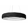 REUS függőlámpa fekete 1x36W LED fény Prestige