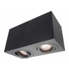 LYON felszíni világítótest fekete 2x50W GU10 Light Prestige
