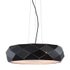 REUS függőlámpa fekete 3x40W E27 Light Prestige fekete fény