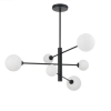 DORADO fekete 6x40W G9 függesztéklámpa Light Prestige