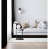Fali lámpa DORADO fekete átlátszó 2x40W E14 Light Prestige