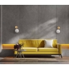 Fali lámpa DORADO arany átlátszó 2x40W E14 Light Prestige