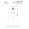 RING M fekete 1xLED 4000K függesztéklámpa Light Prestige