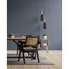 SOLIN függőlámpa fekete-arany 1x60W E27 Light Prestige fény