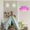 FARFALLA függőlámpa sötét rózsaszín 1x60W E27 Light Prestige
