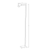 SNOW állólámpa fekete 1x50W GU10 Light Prestige fény