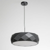 REUS függőlámpa fekete 3x40W E27 Light Prestige fekete fény