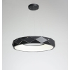 REUS függőlámpa fekete 1x36W LED fény Prestige
