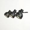 REUS mennyezeti lámpa fekete 3x40W E14 Light Prestige