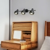 REUS mennyezeti lámpa fekete 3x40W E14 Light Prestige