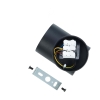 SNOW spotlámpa fekete 1x50 W GU10 fény Prestige