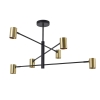 SNOW arany 6x50W GU10 mennyezeti lámpa Light Prestige