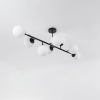 DORADO fekete 8x40W E14 függesztéklámpa Light Prestige