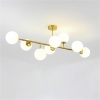 DORADO arany 8x40W E14 függőlámpa Light Prestige
