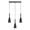 SOLIN függőlámpa fekete 3x60W E27 Light Prestige fekete fény
