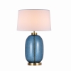 AMUR kék 1x60W E27 asztali lámpa Light Prestige