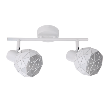 REUS mennyezeti lámpa fehér 2x40W E14 Light Prestige