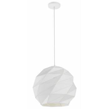REUS függőlámpa fehér gömb 3x40W E27 Light Prestige