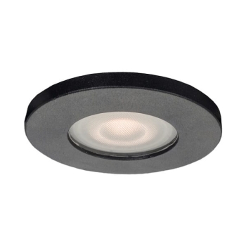 LAGOS kör alakú fekete 1x50W GU10 IP65 Light Prestige beépíthető lámpatest