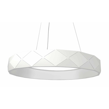REUS függőlámpa fehér 1x36W LED fény Prestige