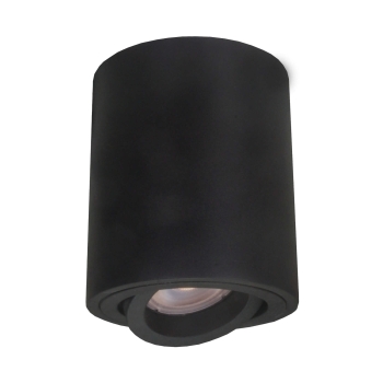 TULON felszíni lámpatest fekete 1x50W GU10 Light Prestige