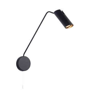 Fali lámpa meghosszabbított karral FUTURO fekete 1x35W GU10 Light Prestige