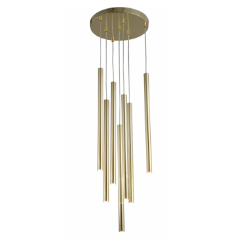 LUNGO arany 7x5W G9 függőlámpa a Light Prestige-tól