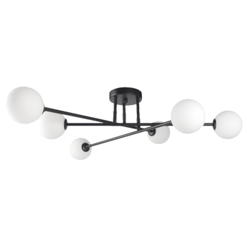 DORADO fekete 6x40W G9 mennyezeti lámpa Light Prestige
