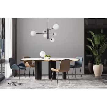 DORADO arany 6x40W G9 függesztéklámpa Light Prestige