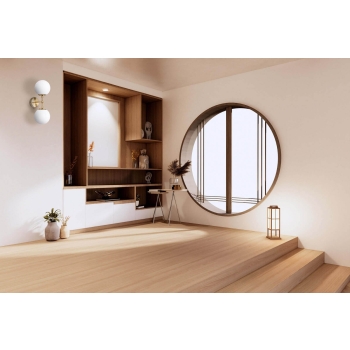 Fali lámpa DORADO fekete átlátszó 2x40W E14 Light Prestige