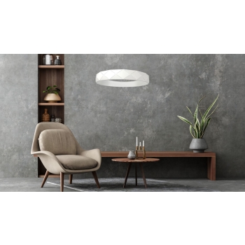 REUS függőlámpa fehér 1x36W LED fény Prestige