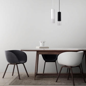 MANACOR fekete 1x50W GU10 függesztéklámpa Light Prestige